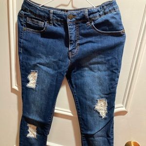 Cat & Jack Blue Patch Jeans
